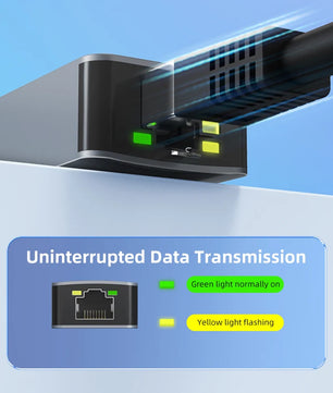 Aluminum Alloy USB A Ethernet Adapter 2.5Gbps Adapter For Laptop
