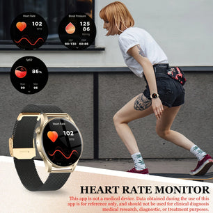 Alloy Waterproof Amoled Full Touch Screen Android Round Smartwatch
