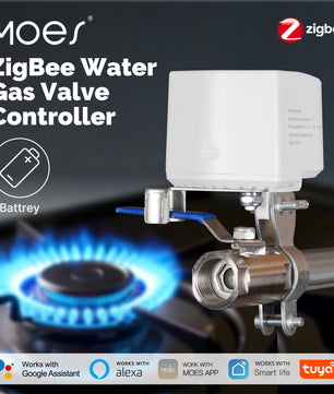 MOES ZigBee Smart Water/Gas Valve Controller with Alexa Google Home
