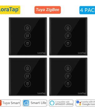 LoraTap 240V 600W Plastic ZigBee Rolling Blinds Curtain Switch