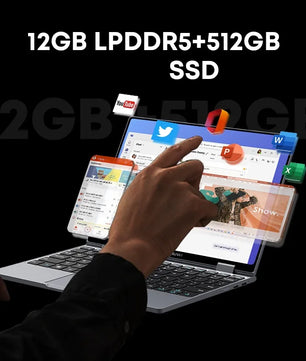 512GB MiniBook X 10.51 Inch UHD IPS Screen Window 11 Laptop