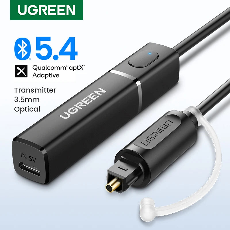Ugreen Bluetooth 5.4 HD Adaptive Audio Wireless Transmitter