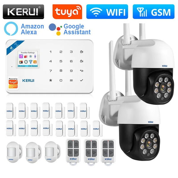 Kerui Plastic Smart Life Motion Home Wifi Door Sensor IP Camera