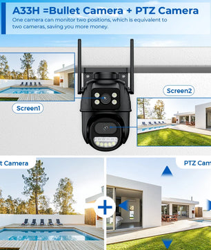 IP66 8MP Digital Zoom WIFI Outdoor Waterproof Surveillance Camera