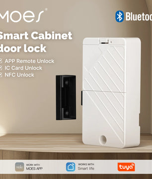 MOES Bluetooth Smart Cabinet Drawer Lock with App Remote Control