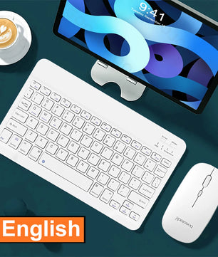 1600 DPI Plastic 2.4G Rechargeable Wireless Keyboard Mouse Kit