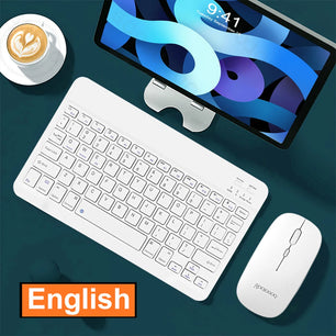 1600 DPI Plastic 2.4G Rechargeable Wireless Keyboard Mouse Kit