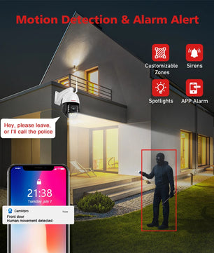 Boavision 8MP 4G Sim Card Humanoid Tracking Surveillance Camera