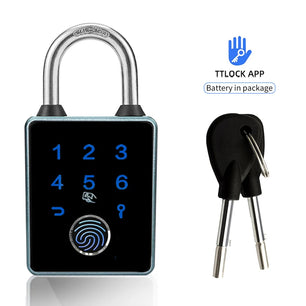 Aluminium Alloy Fingerprint Waterproof Reversible Door Lock