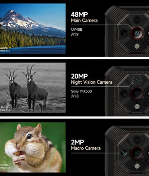 10360mAh 128GB 120Hz Android Armor X16 4G Rugged Smartphone