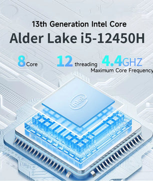 512GB M.2 Intel Core 13 Eco Erazer D80 Mini Host DDR4