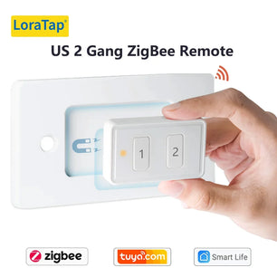 LoraTap Plastic ZigBee 3.0 Remote Control Push Button Switch