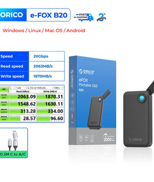 512GB - 2TB External Solid State Drive For Laptop And Desktop