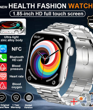 Rubber Waterproof Android Square Shaped Amoled Screen Smartwatch