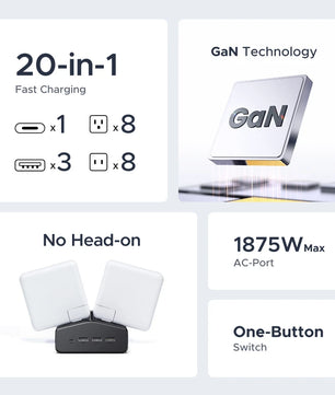 Ugreen 1875W Alloy USB Type-A Fast Charger For Tablet