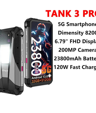 TFT Tank 3 Pro Android Normal Screen Fast Charging Smartphone