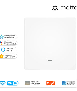 MOES WiFi Smart Light Button Switch with Alexa Google Home