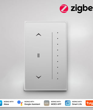 Moes Tuya Anti-Glare Touch Smart Curtain Switch with Alexa Google