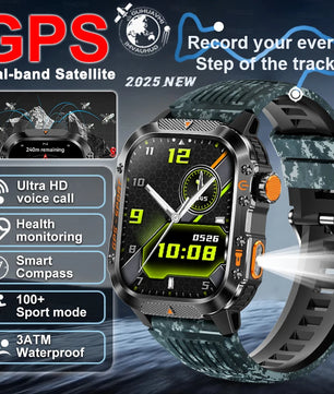 Silica Gel Waterproof Android Round Shape On-Wrist Smartwatch