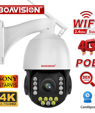 Boavision 8MP 4G Sim Card Humanoid Tracking Surveillance Camera