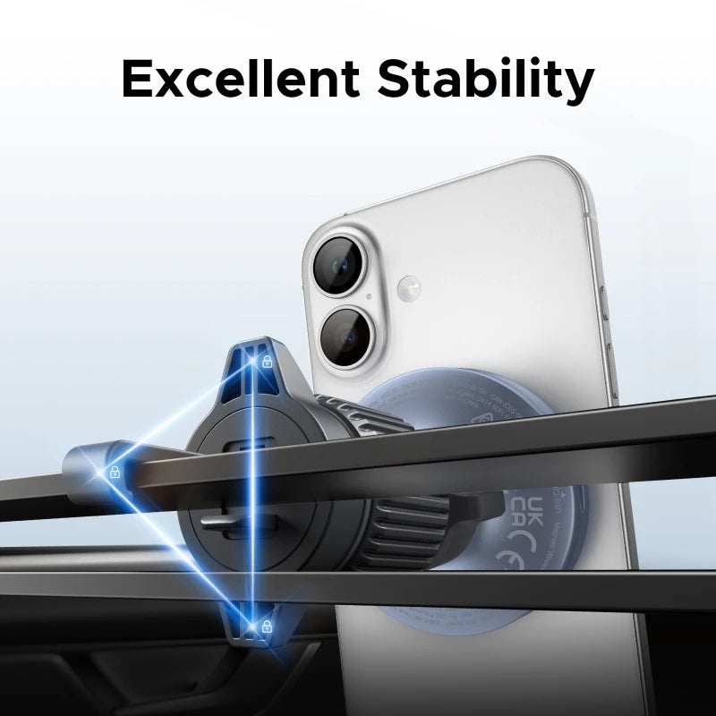 Ugreen 15W ABS USB Type-C Car Magnetic Car Holder For iPhone