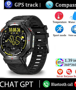 Alloy Waterproof Android Round Shaped Distance Tracker Smartwatch