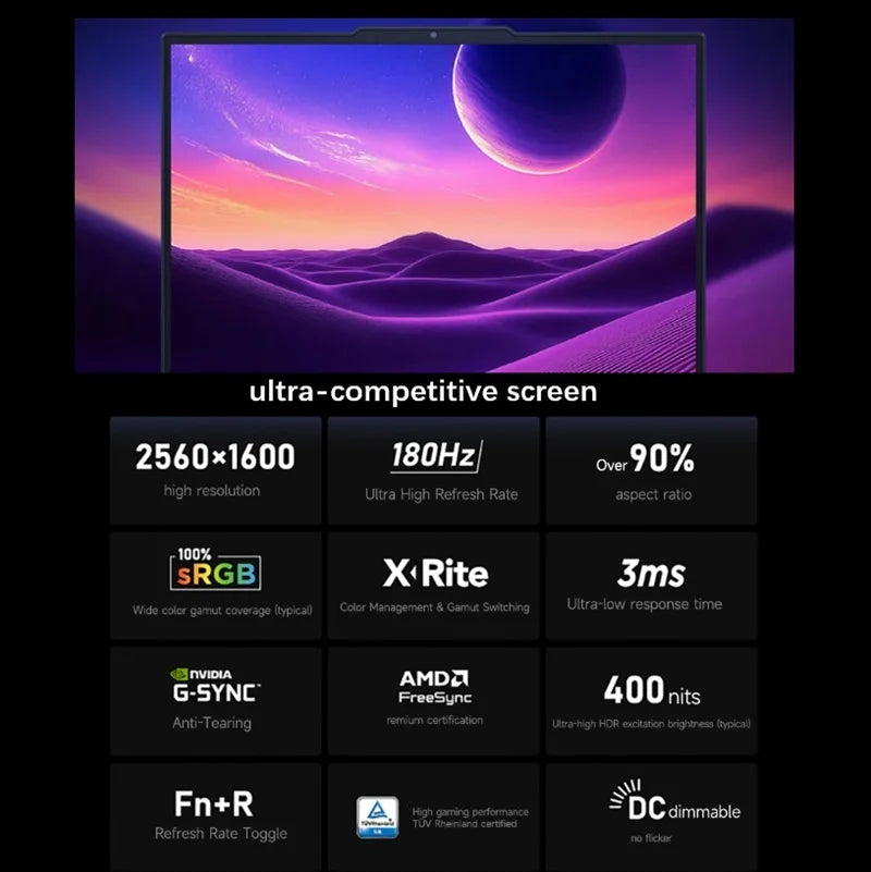 512GB 15.3" 16GB 180Hz AMD Ryzen 7 H 255 Bluetooth Lenovo Laptop
