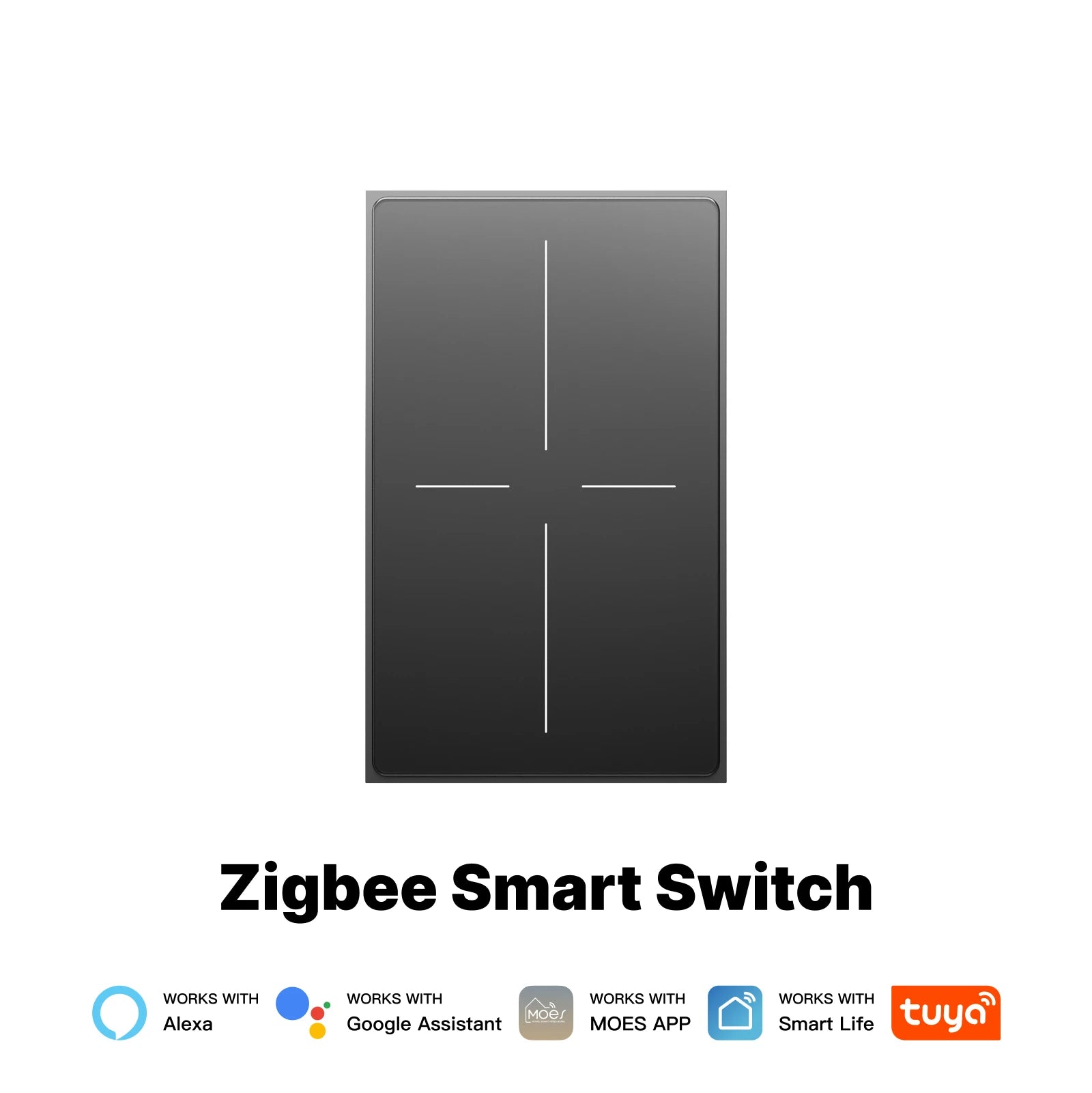 MOES ZigBee 2-IN-1 Star Feather Smart Switch with APP Control