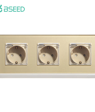 Bseed 16A Glass Panel Wireless WIFI Control Smart Power Socket