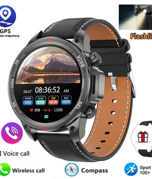 Alloy Waterproof Android Round Shaped Bluetooth Smartwatch