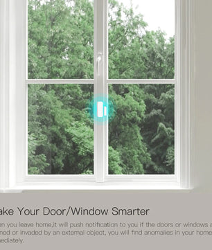 Moes Plastic 2.4GHz Smart Wireless WiFi Door Window Sensor