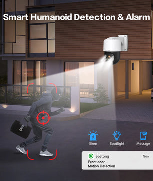 Boavision 8MP IP Optical Zoom Vehicle Detection Security Camera