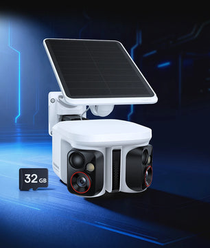 8MP X1 Pro Outdoor Dual Wireless Solar Panel Security Camera