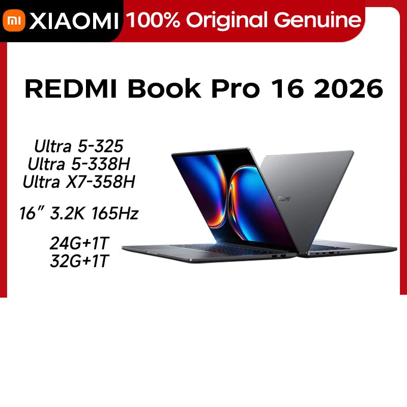 16 Inch 3.2K 165Hz Screen Xiaomi REDMI Book Pro 16 Laptop