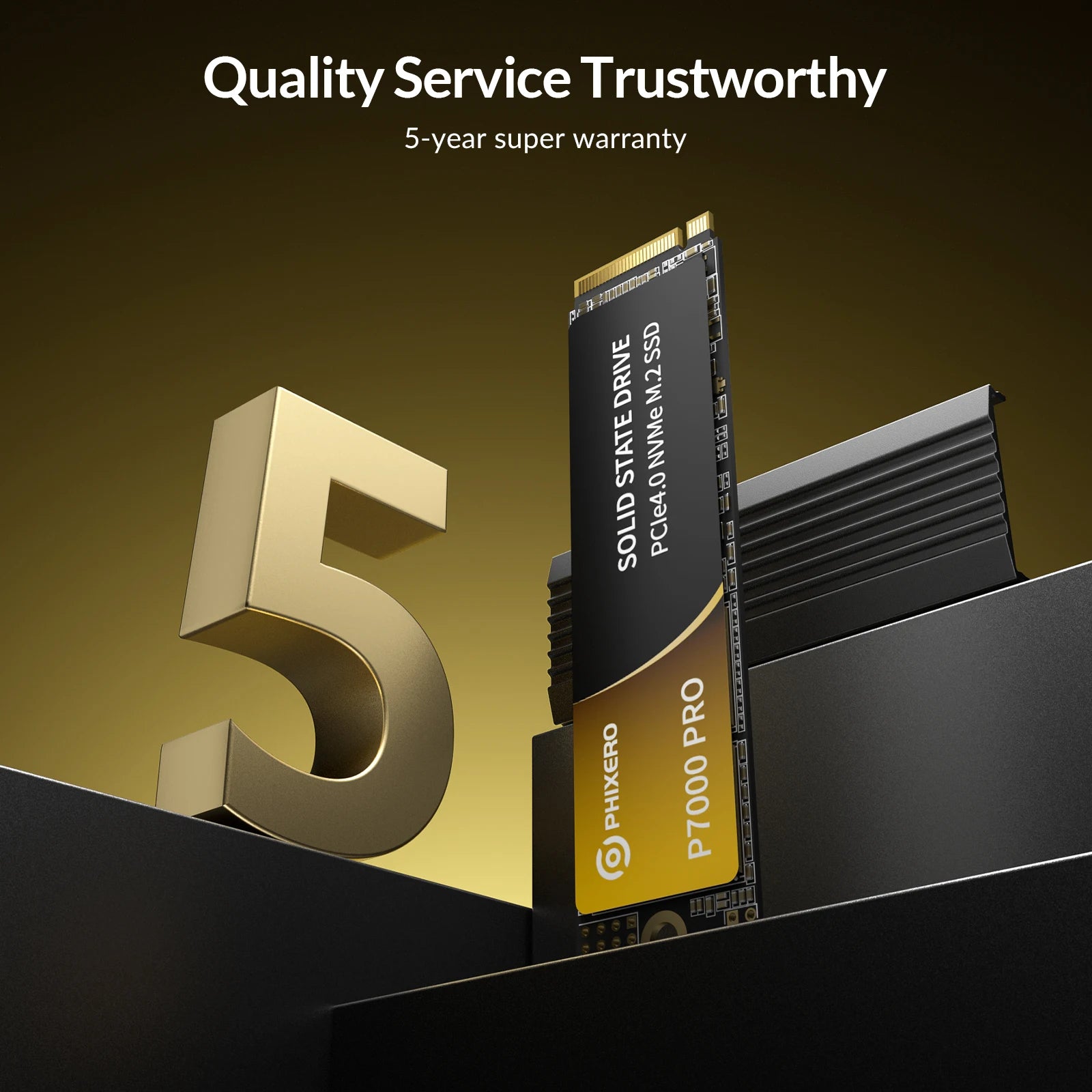 7000Mbs 512GB Internal Solid State Drive For Laptop And Desktop