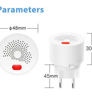 Bseed Plastic Smart Gas Leakage Alarm Detection Optical Sensor