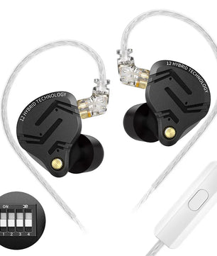 Metal Hybrid Vocalism HIFI Bass Bluetooth Workout Earphones