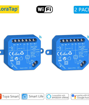 LoraTap 240V Plastic Automatic WIFI Roller Shutter Curtain Module