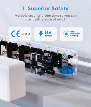 Meross 10A Alloy Smart Power Strip WiFi Surge Protector Socket