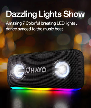 6600mAh Bluetooth 60W Powerful Sound Waterproof Speaker