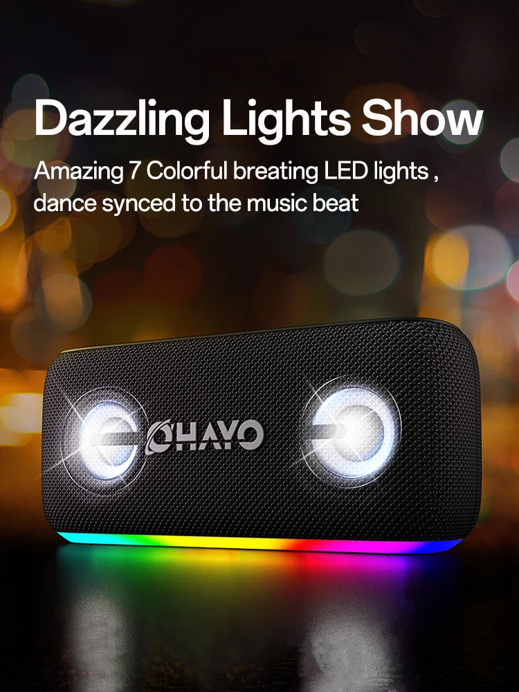 6600mAh Bluetooth 60W Powerful Sound Waterproof Speaker