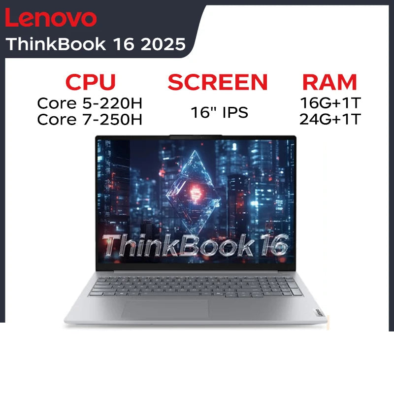 Lenovo ThinkBook 16 2025 Core Edition 16" 2.5K 120Hz Screen NoteBook