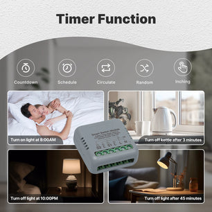 MOES WiFi Zigbee Smart Switch Module 1-4 Gang with Voice Control