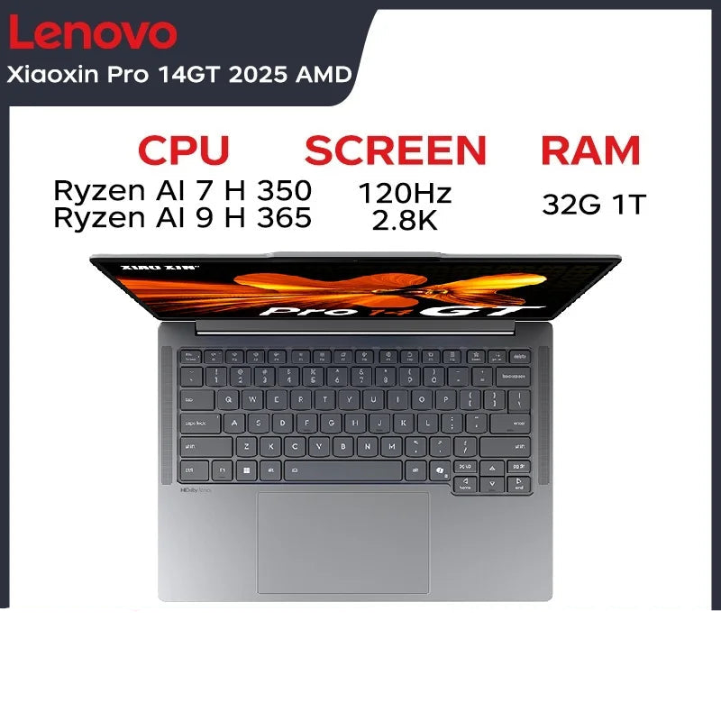 32G 14" 2.8K 120Hz OLED Ryzen Xiaoxin Pro 14GT Laptop