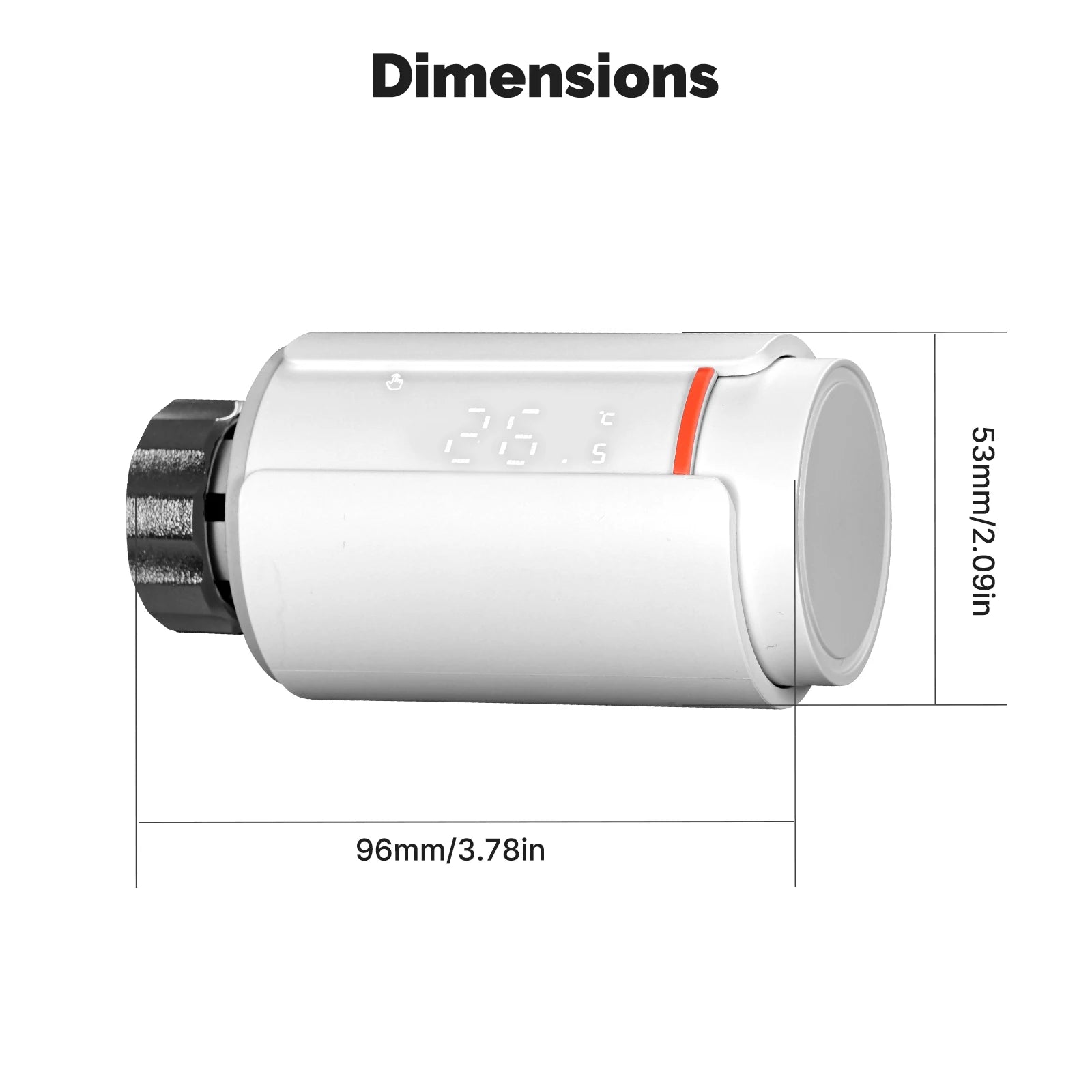 MOES ZigBee Smart Thermostatic Radiator Valve with Alexa Google Home
