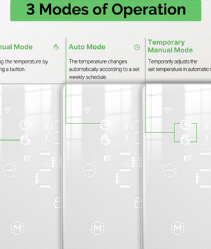 MOES WiFi ZigBee Smart Thermostat Battery Gas Boiler Alexa Google Home