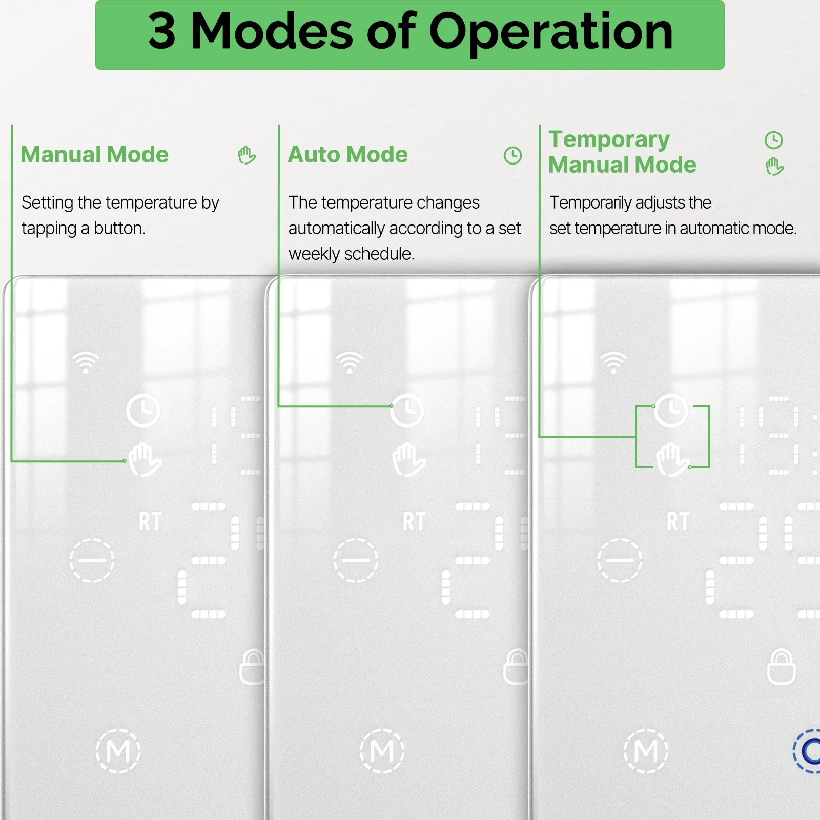 MOES WiFi ZigBee Smart Thermostat Battery Gas Boiler Alexa Google Home