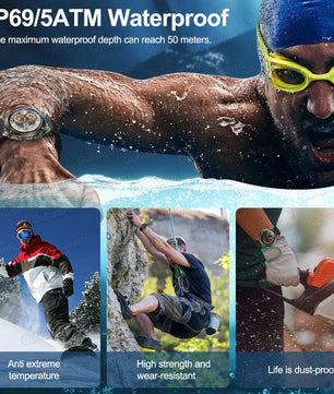 Fine Steel Waterproof Android Round Shaped Amoled Screen Smartwatch