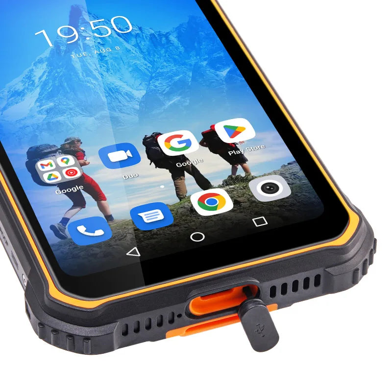 10000mAh 6.23" 128GB Android F910 4G Rugged Smartphone