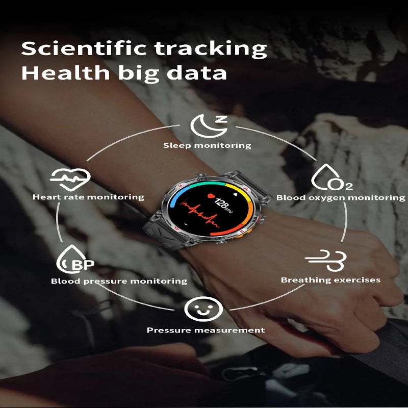 Silica Gel Amoled Display Waterproof Android Round Smartwatch